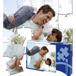 Fotopuzzle A4 s vlastní fotkou 20 ks | dárek pro babičku a dědečka