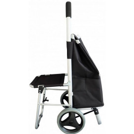 Nákupní taška na kolečkách se sedátkem - Comfort