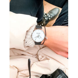 Dárková karta Pro štěstí a šňůrkový náramek se čtyřlístkem