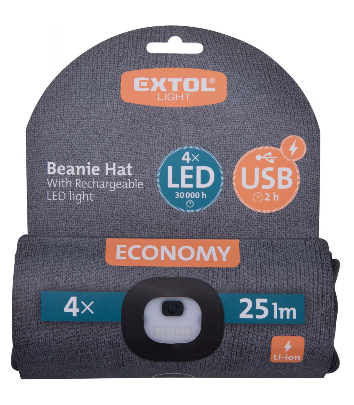 Čepice se světýlkem