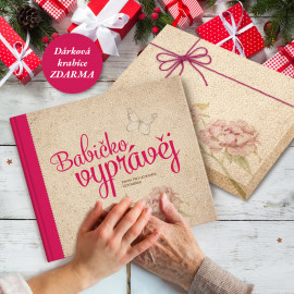 Dárková krabice na knihu Babičko vyprávěj