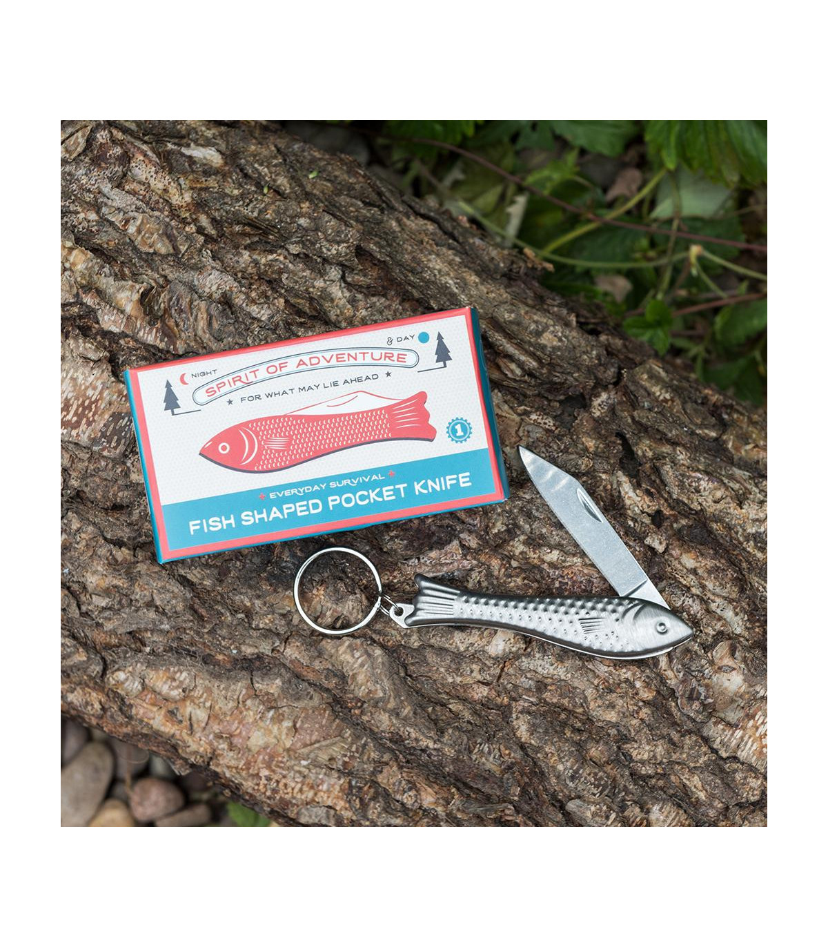 Nožík rybička v retro krabičce