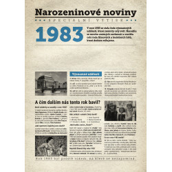 Narozeninové noviny 1983