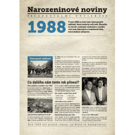 Narozeninové noviny 1988