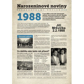 Narozeninové noviny 1988
