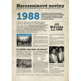 Narozeninové noviny 1988