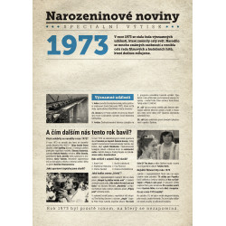 Narozeninové noviny 1973