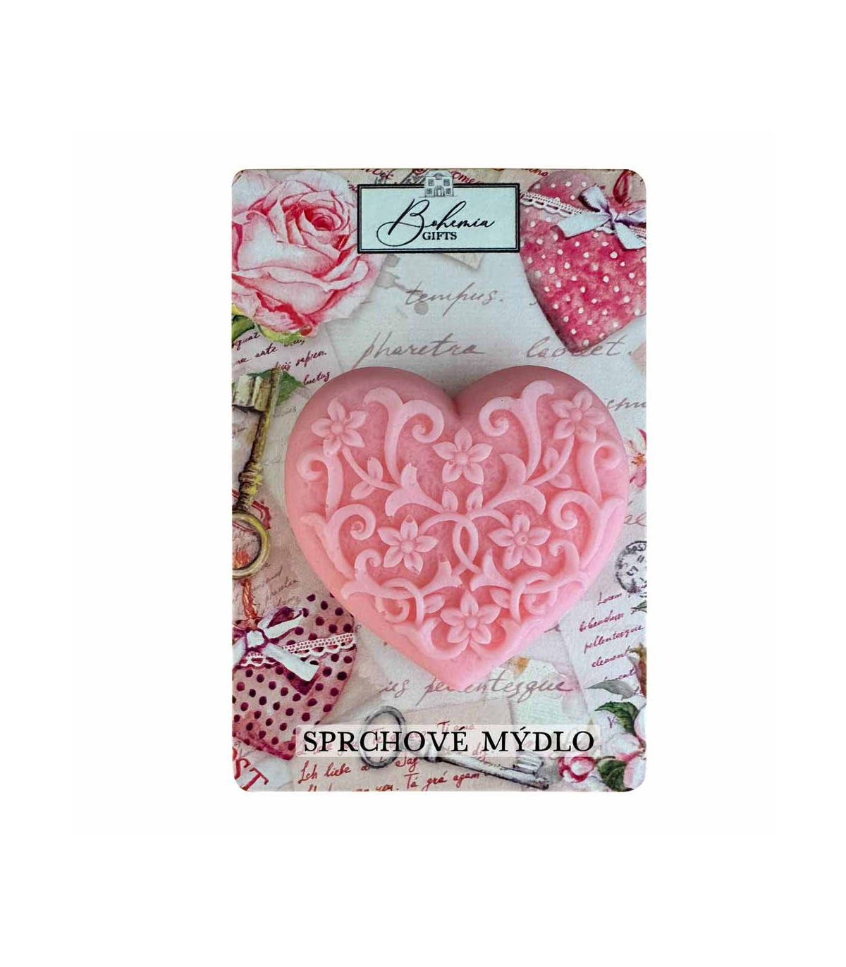 Ručně vyráběné mýdlo - srdce | dárek pro maminku