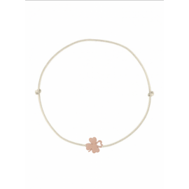 Dárková karta Pro štěstí a šňůrkový náramek se čtyřlístkem