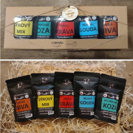 Dárková sada lyofilizovaných sýrů