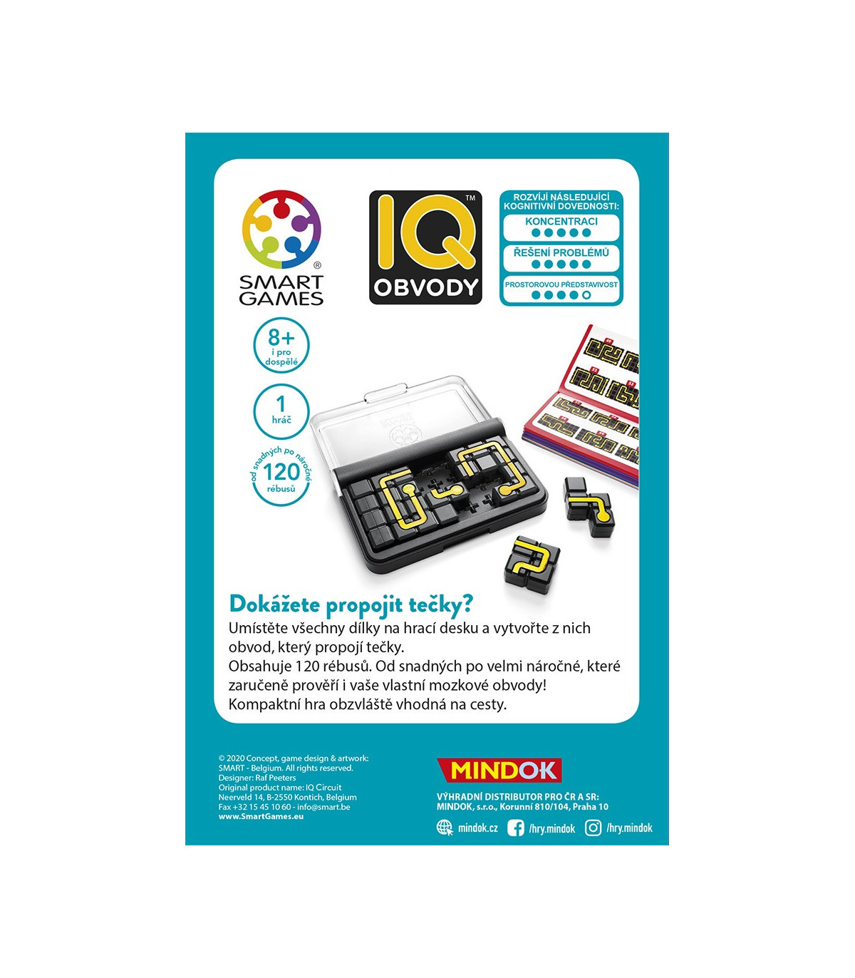Hlavolamová hra IQ Obvody