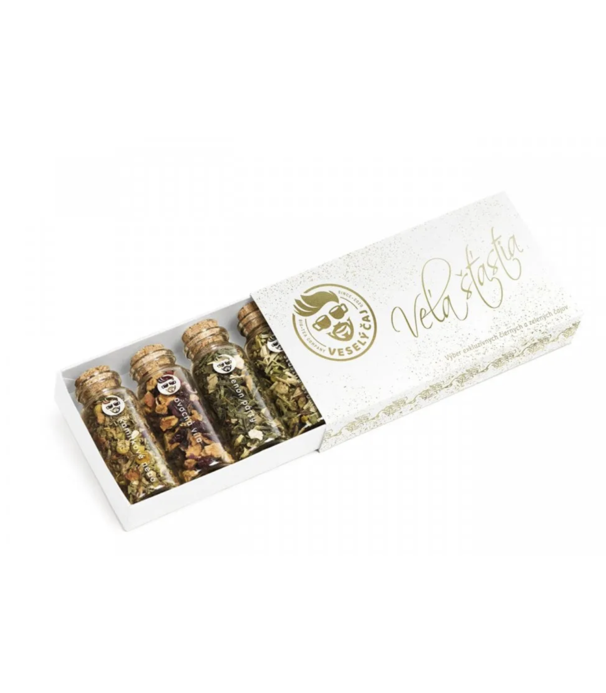 Dárková sada čajů "Hodně štěstí"