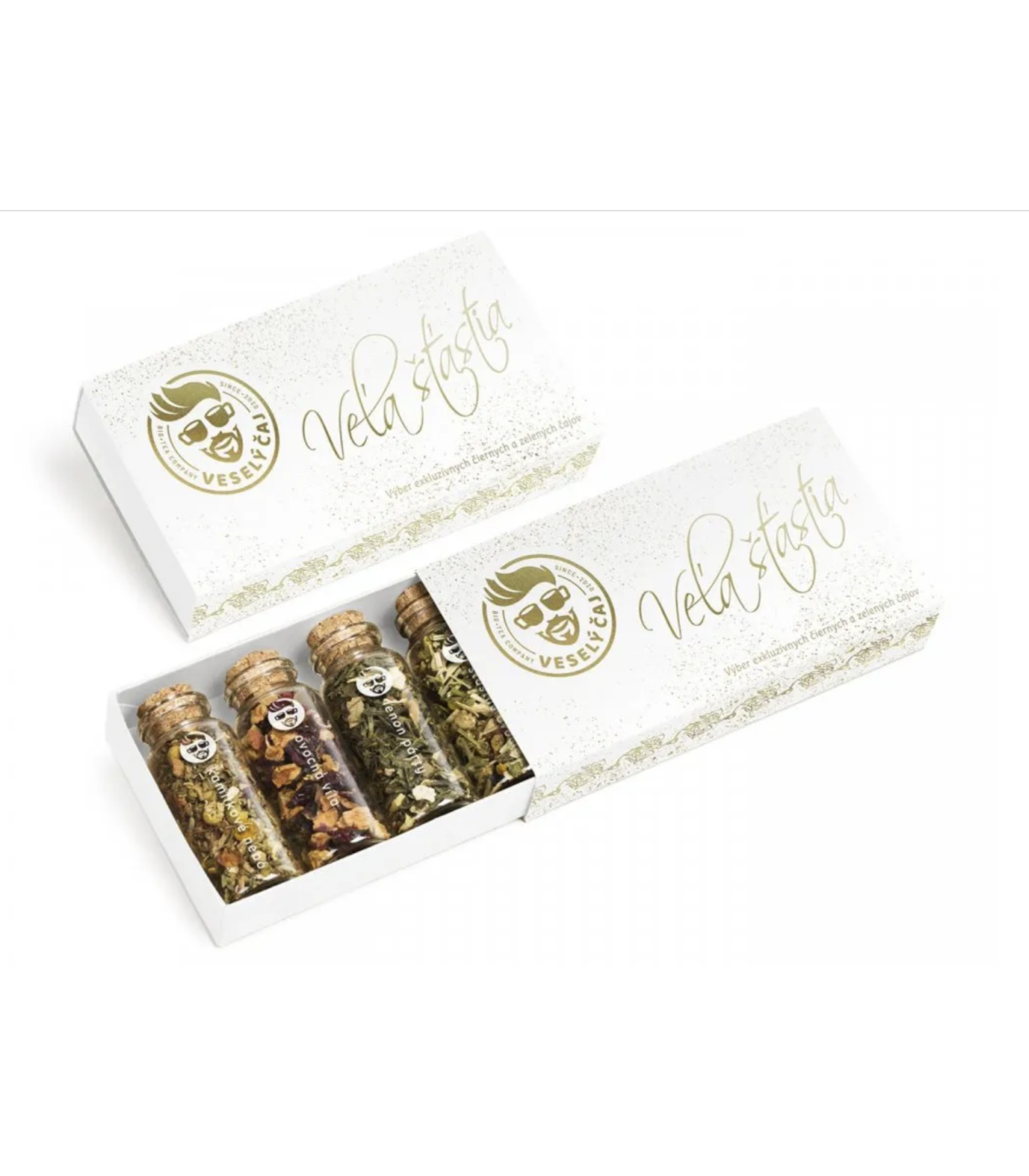 Dárková sada čajů "Hodně štěstí"