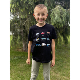 Dětské tričko tajemné názvy lokomotiv