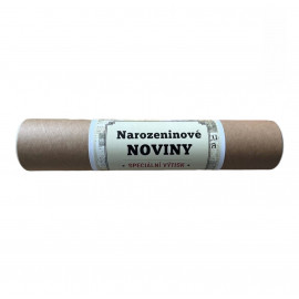Narozeninové noviny 1963 s vlastním textem