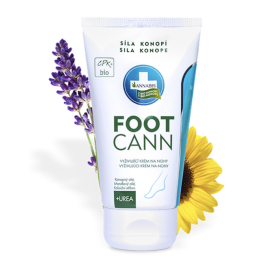 Dárková sada přírodní kosmetiky z konopí LAŇKA - péče o nohy, chodidla a paty