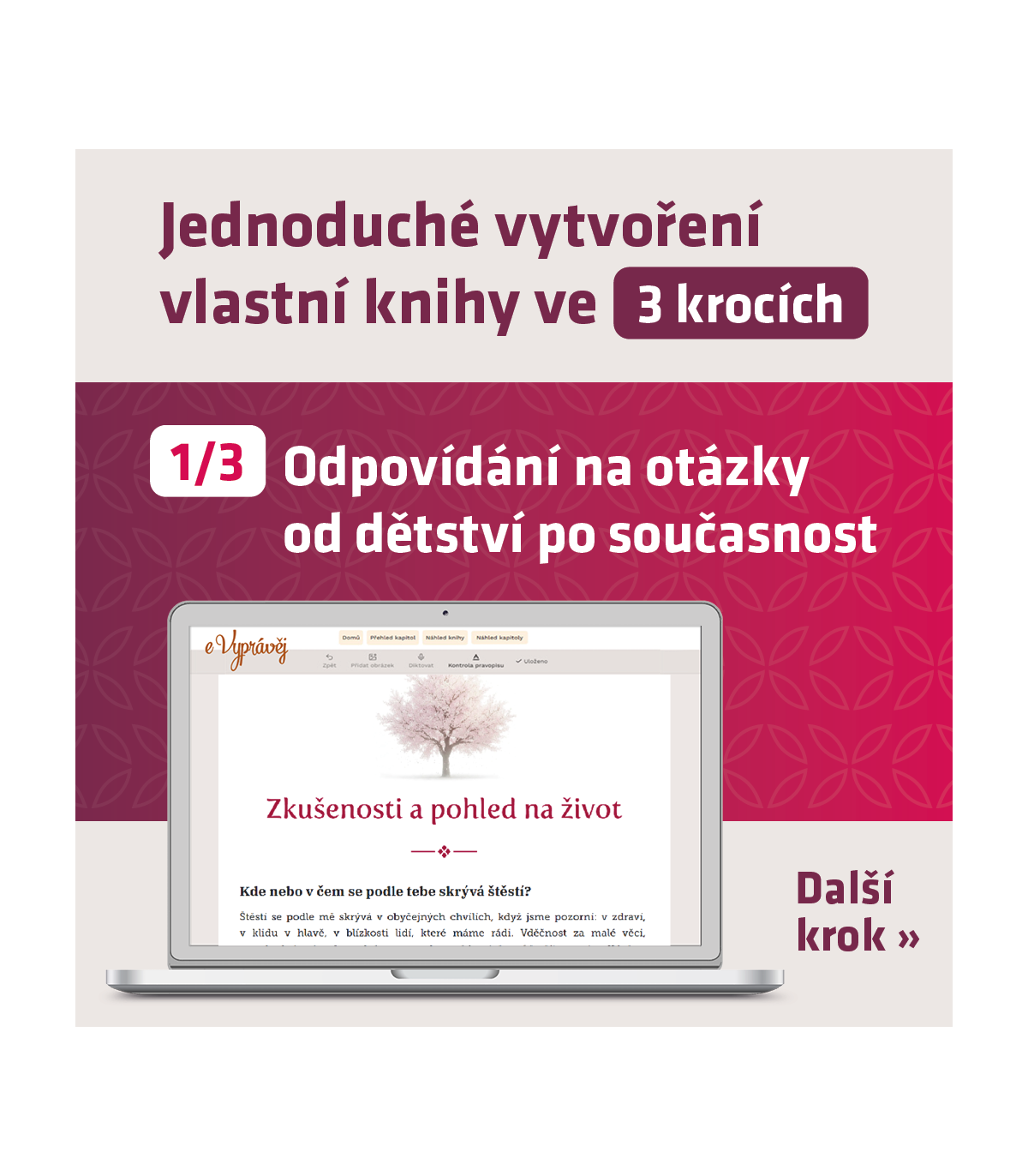 eVyprávěj Můj příběh (verze pro ženy) včetně knihy