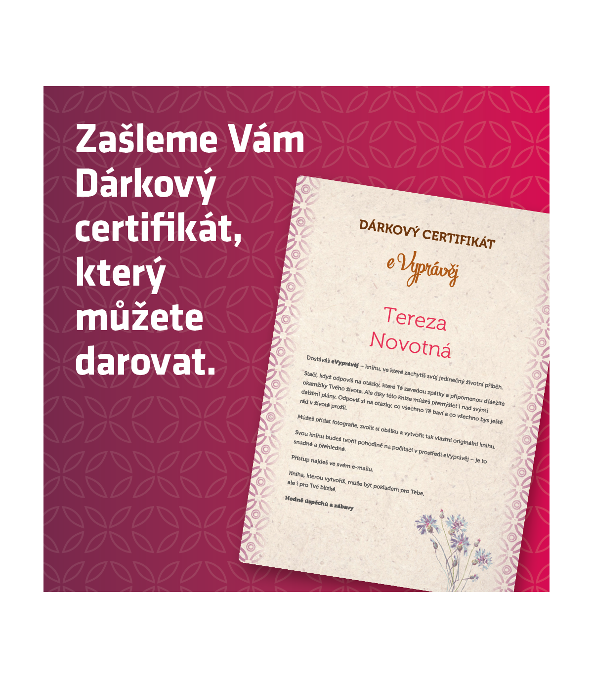 eVyprávěj Můj příběh (verze pro ženy) včetně knihy