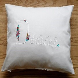 Polštářek s věnováním Dědeček | dárek pro dědečka