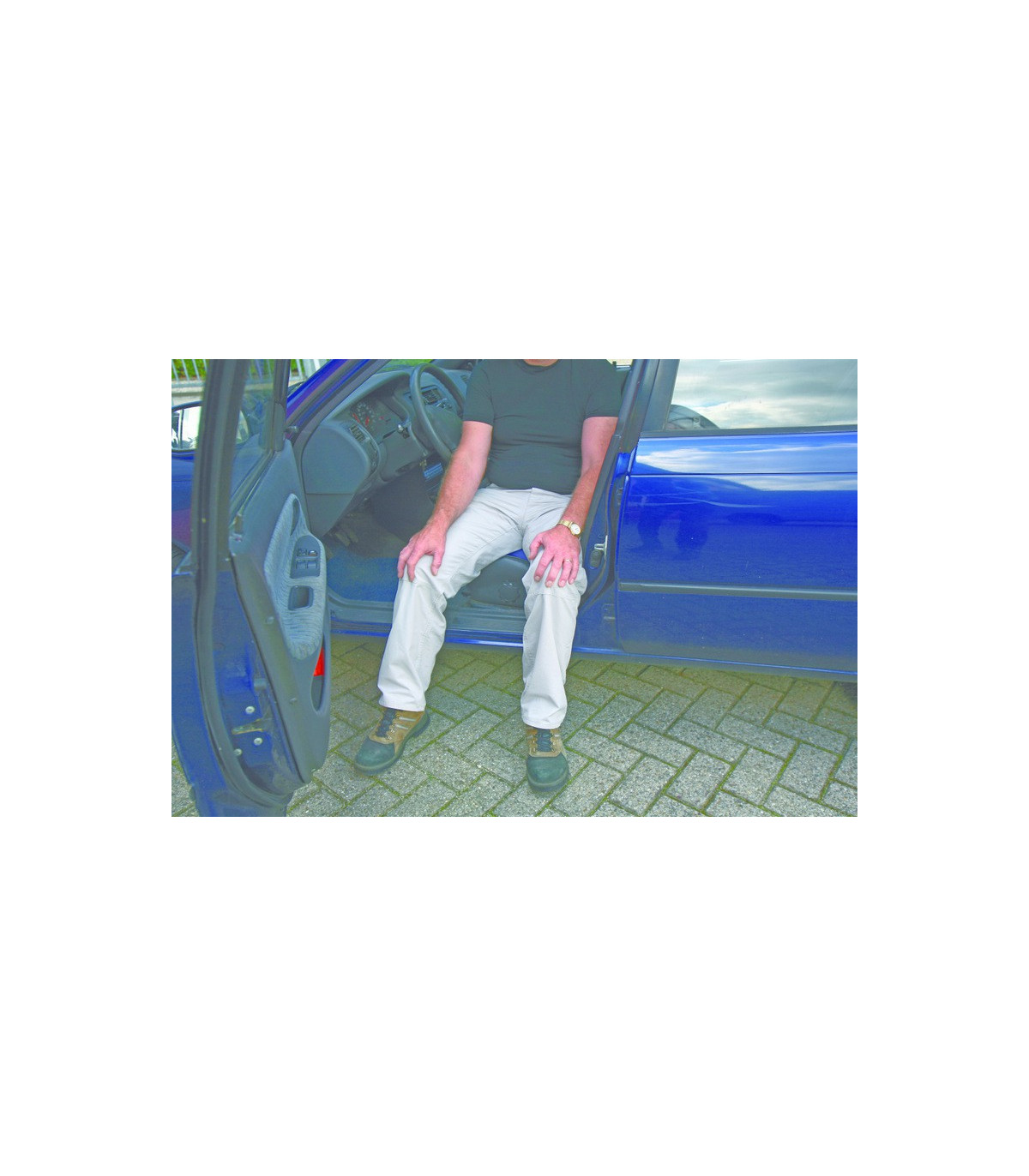 Otočný podsedák do auta | dárek pro dědečka a babičku