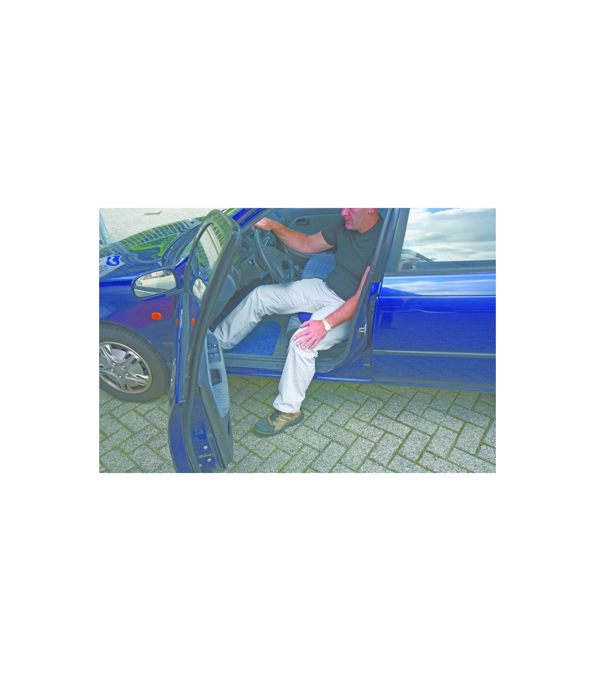 Otočný podsedák do auta | dárek pro dědečka a babičku