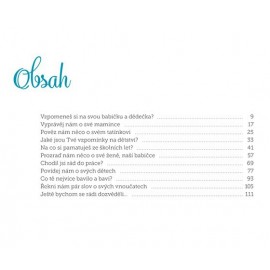 Dědečku, vyprávěj, kniha pro uchování vzpomínek