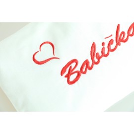 Nahřívací polštářek  s věnováním babička | dárek pro babičku