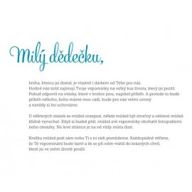 Dědečku, vyprávěj, kniha pro uchování vzpomínek