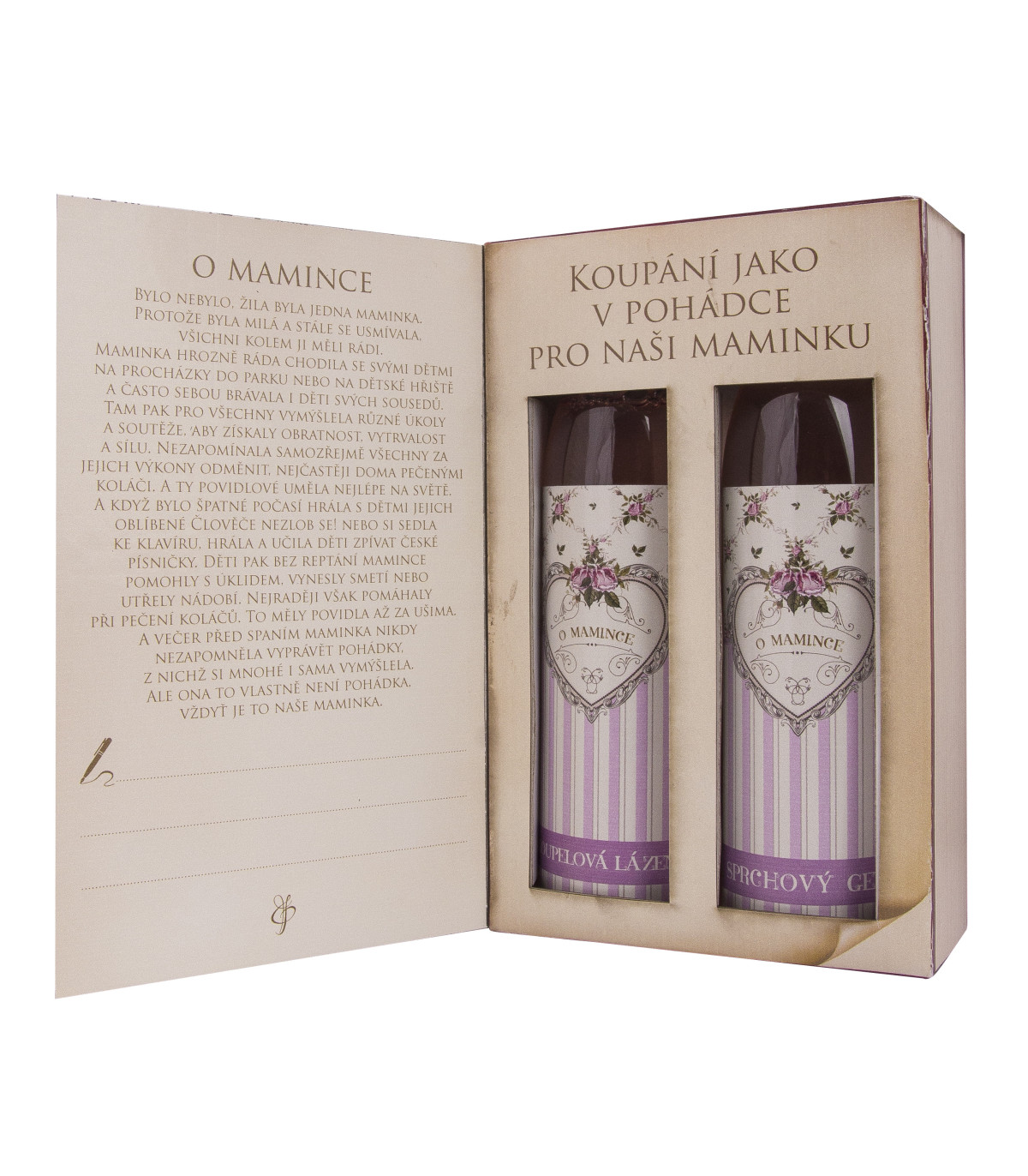 Pohádka o mamince -kosmetický balíček pro maminku